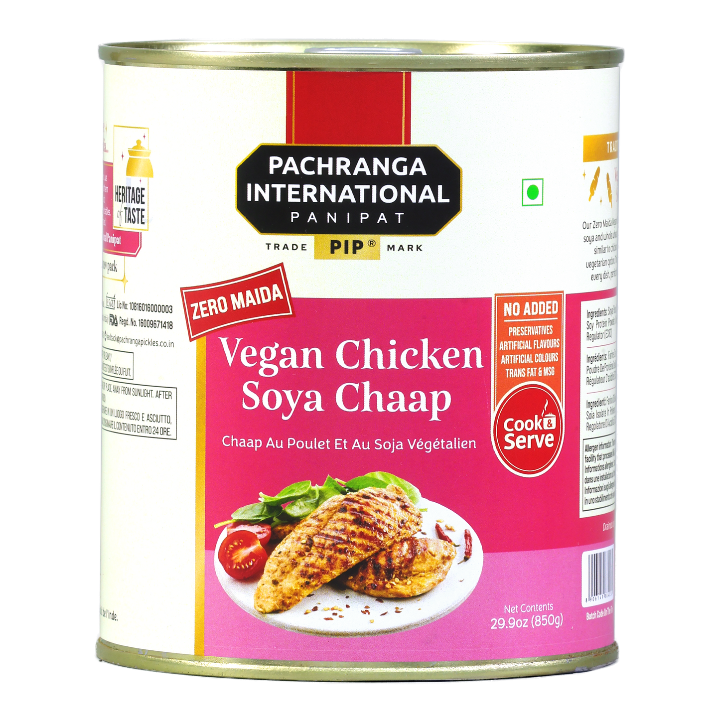 Vegan Chicken Soya Chaap - Pachranga International Pickles