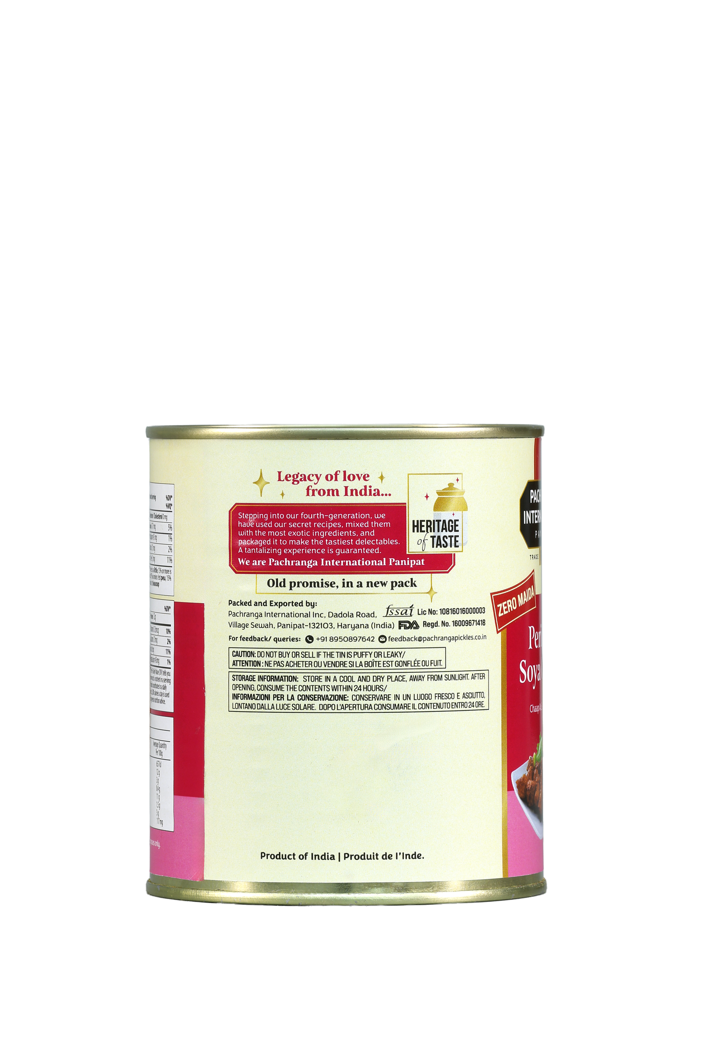 Peri Peri Soya Chaap - Pachranga International Pickles