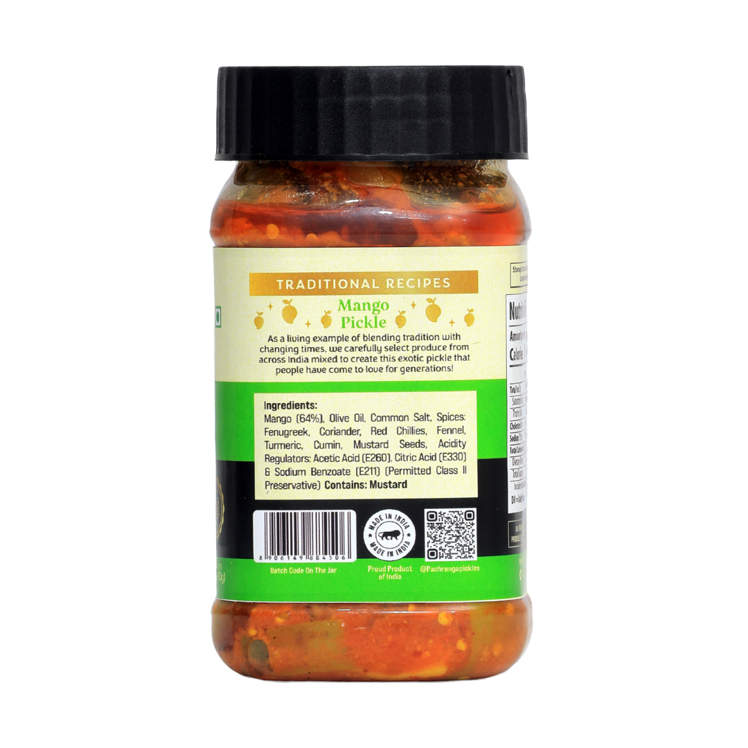 Mango Pickle (Olive Oil) - Pachranga International Pickles
