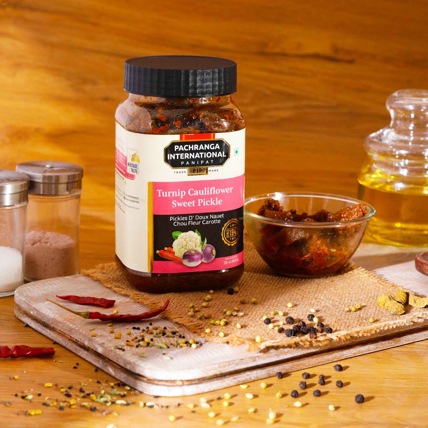 Winter Harvest Duo – Mixed & Turnip Cauliflower Pickle - Pachranga International Pickles