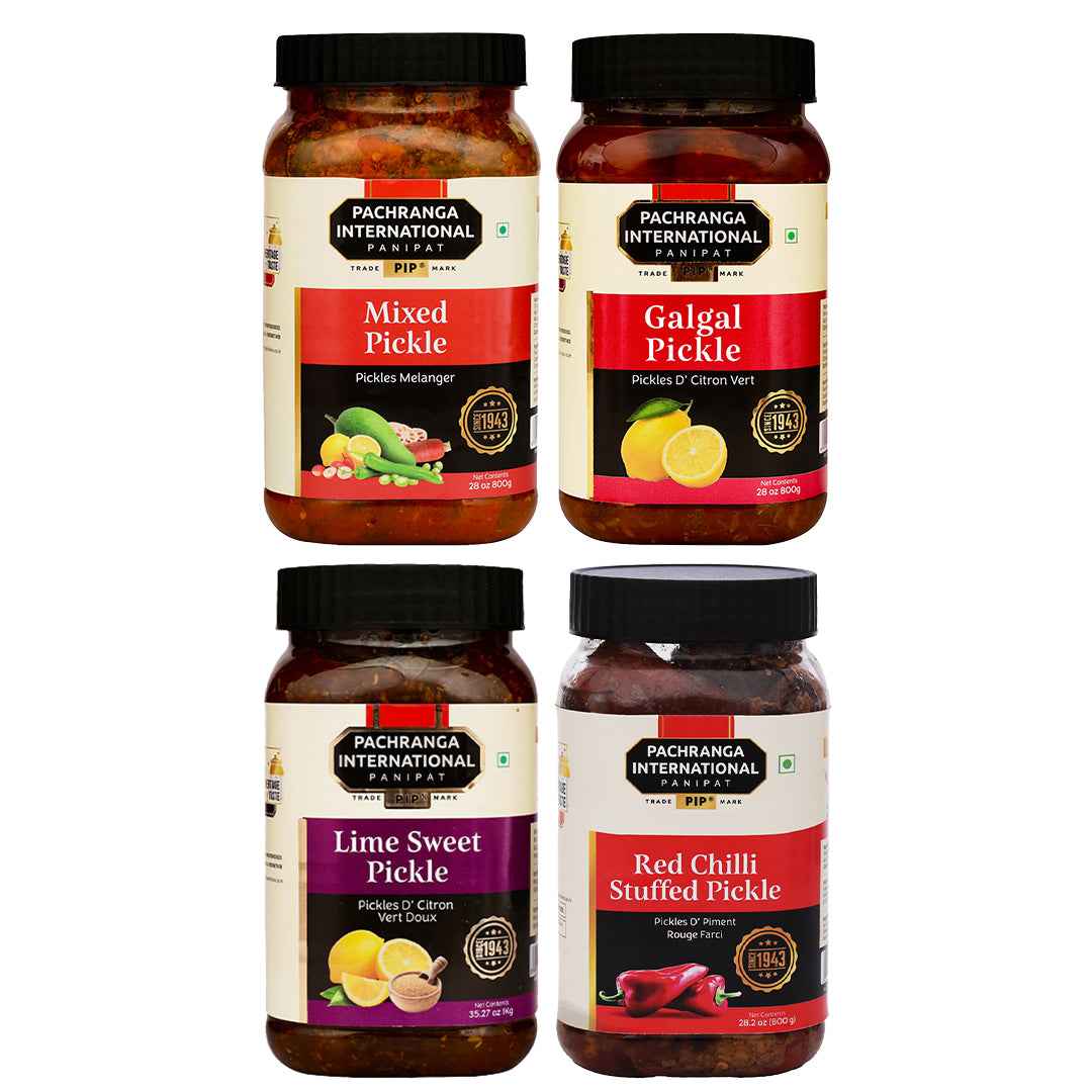Heritage Pickle Crate – Bold & Zesty Mix - Pachranga International Pickles