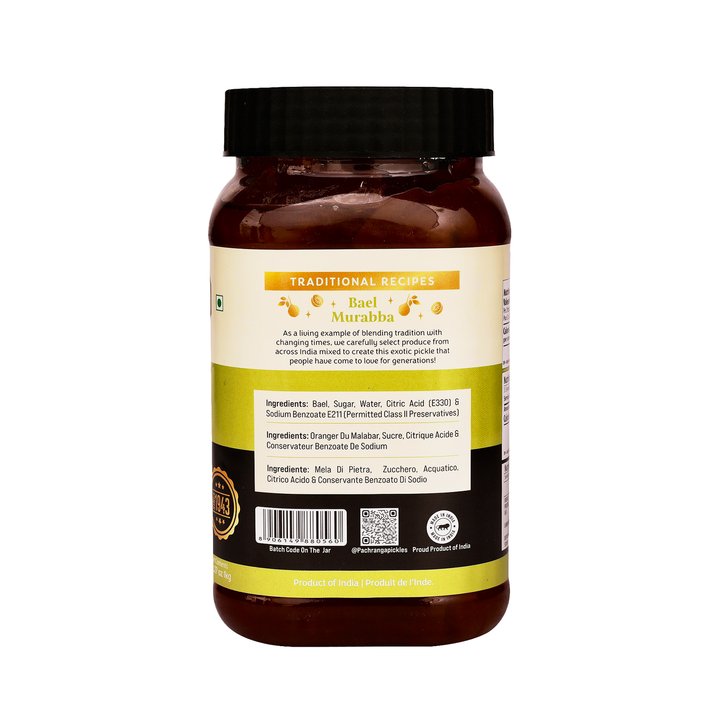 Bael Murabba - Pachranga International Pickles