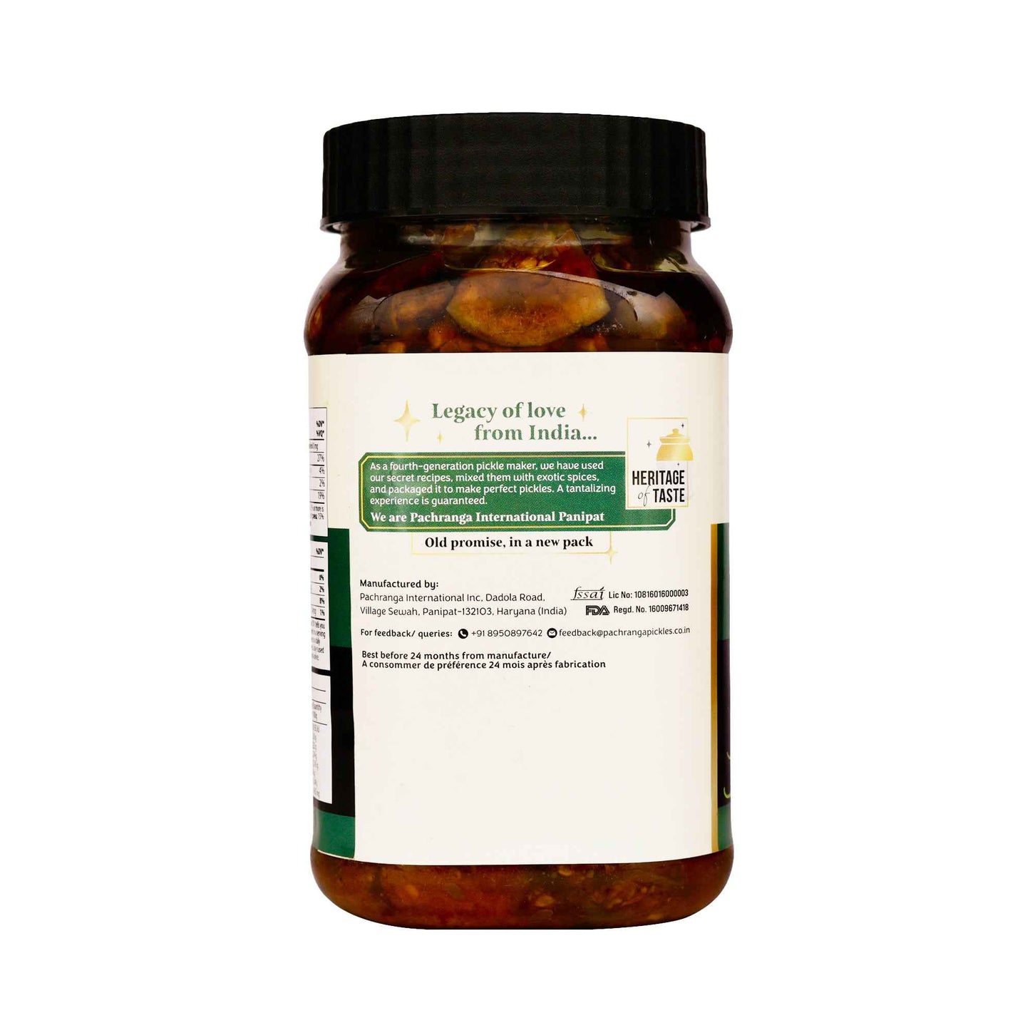 Mango Lime Chilli Pickle - Pachranga International Pickles