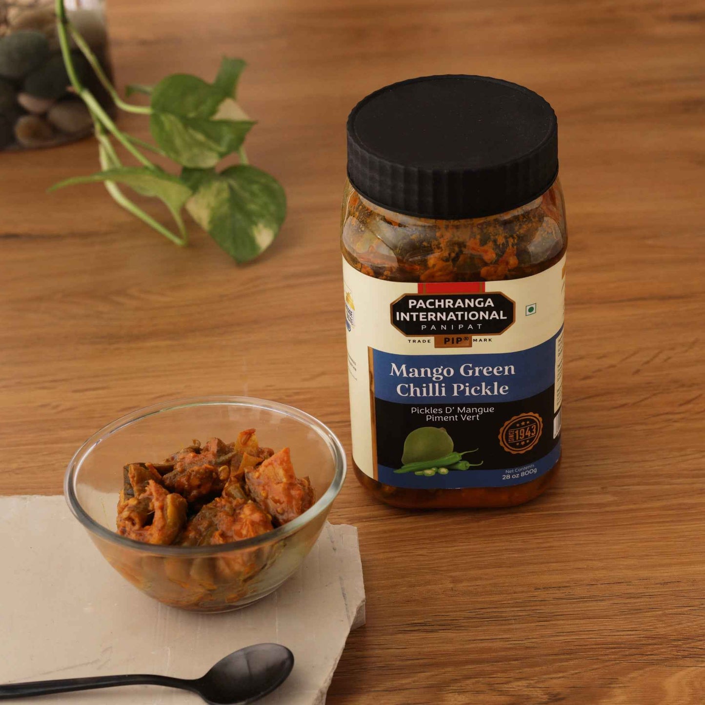 Mango Green Chilli Pickle - Pachranga International Pickles
