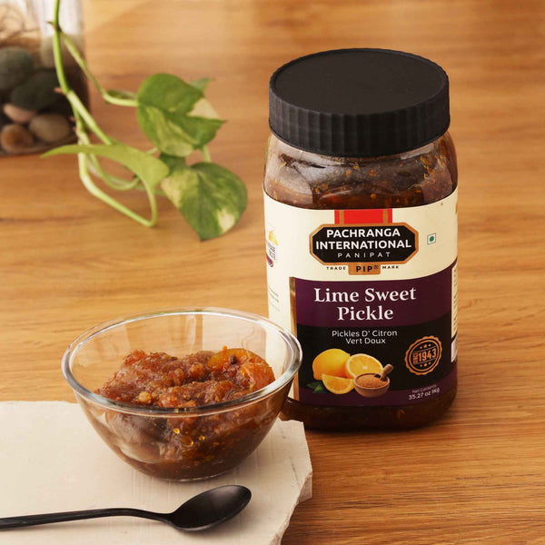 Lime Sweet Pickle (Olive Oil) - Pachranga International Pickles