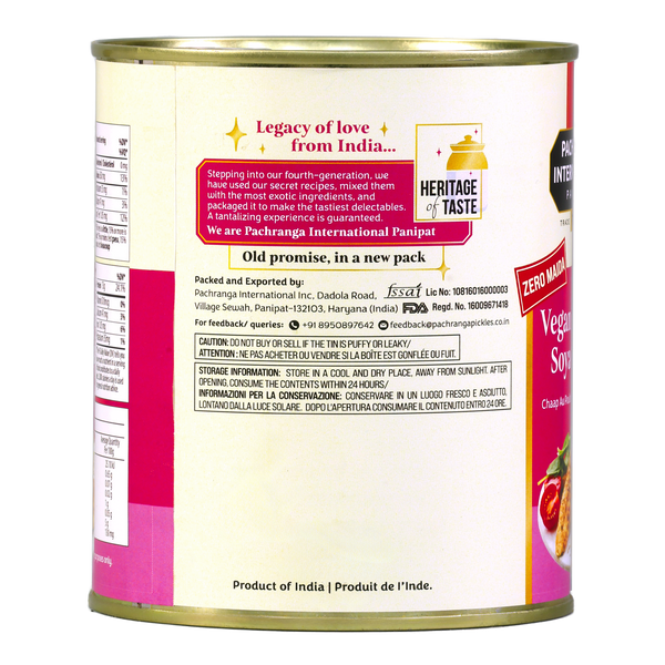 Vegan Chicken Soya Chaap - Pachranga International Pickles