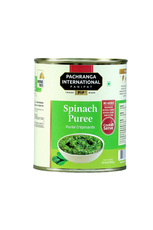 Spinach Puree - Pachranga International Pickles