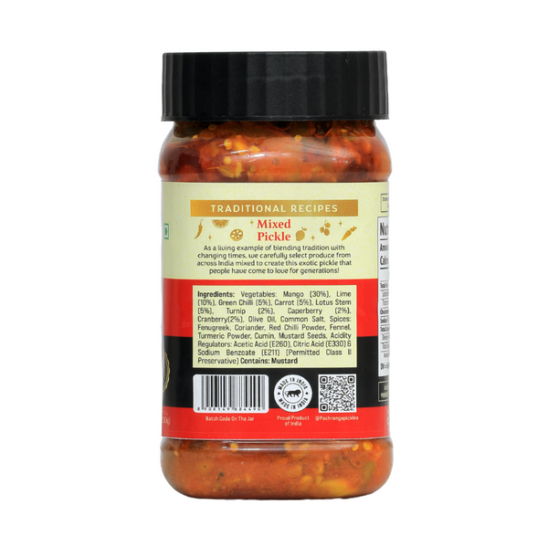 Mixed Pickle (Olive Oil) - Pachranga International Pickles