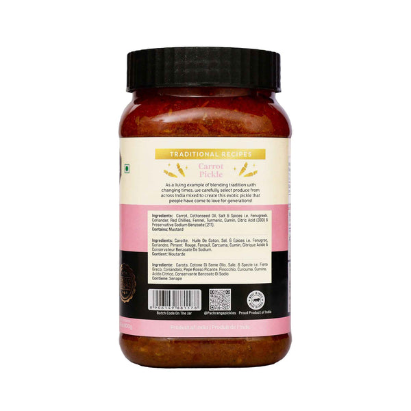 Carrot Pickle - Pachranga International Pickles