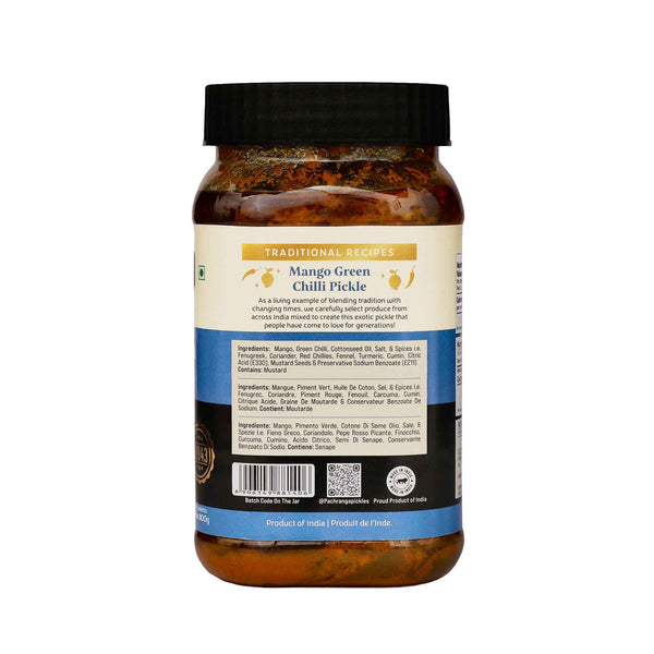 Mango Green Chilli Pickle - Pachranga International Pickles